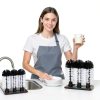 Water Bottle Cleaning Brush IANFAN 2 Pack Suction Base 3‑Head Bristles-5