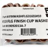 Stainless Steel Flanged Washers by FAS 316 Marine Grade 100 pcs-2