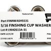 5/16 Stainless Steel Finishing Washers FAS Cup Countersunk 25pcs-2