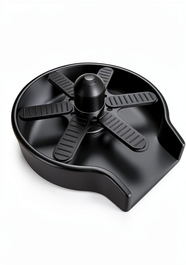 Glass Rinser Cup Cleaner fits kitchen sinks - Black-0
