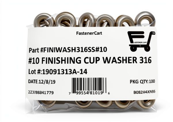 FAS 316 Marine Grade Stainless Steel Cup Washers 100pcs CounterSunk-2